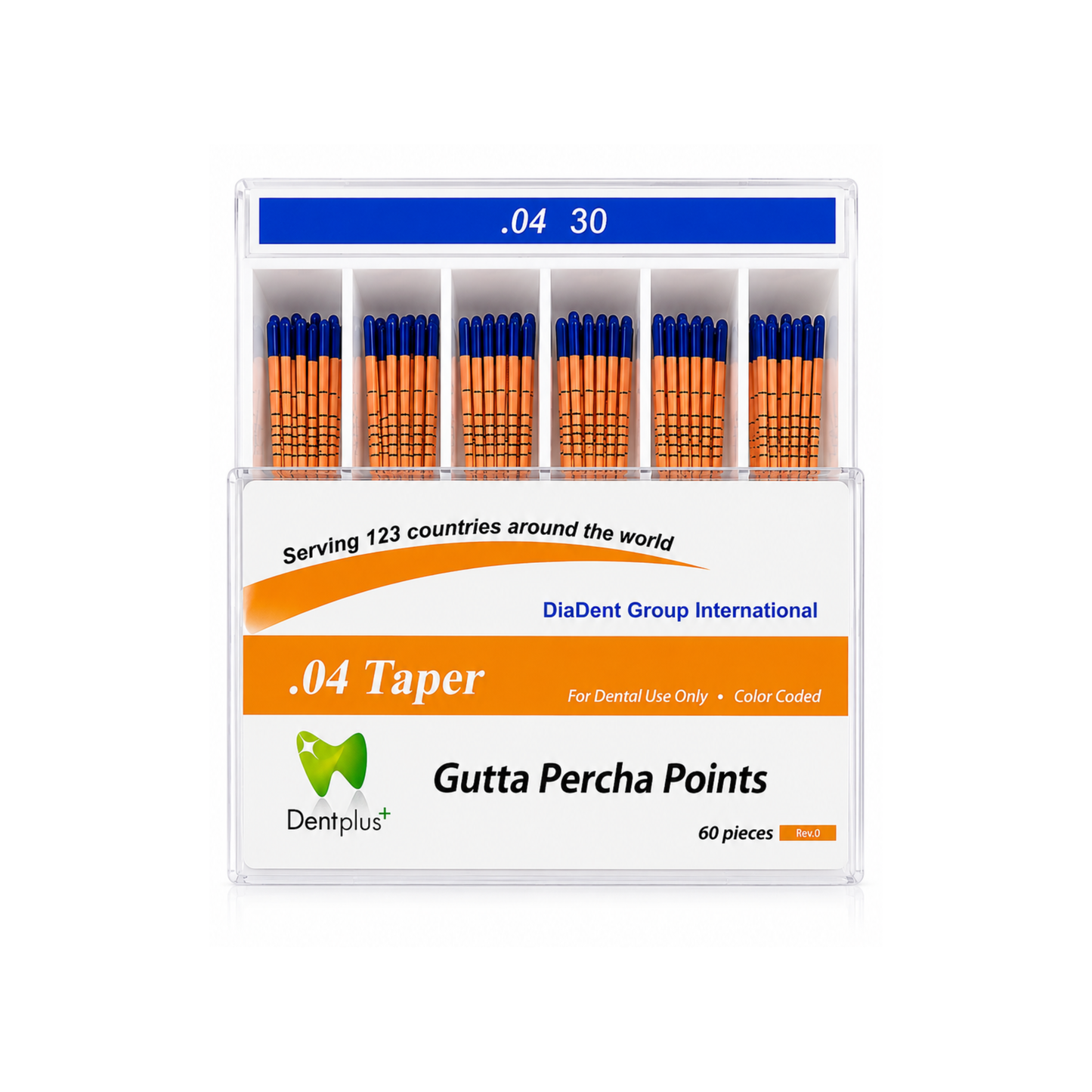 Gutta Percha DentPlus MM Marked