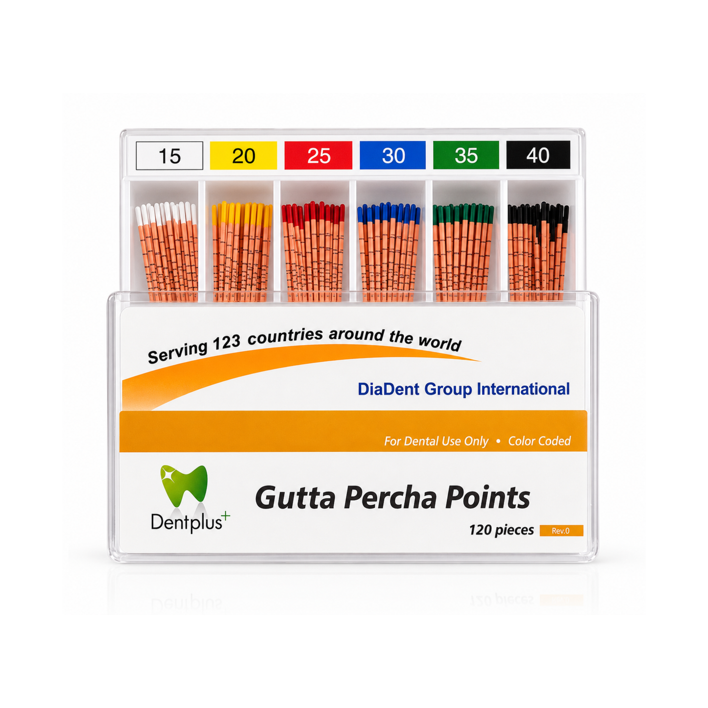 Gutta Percha DentPlus MM Marked