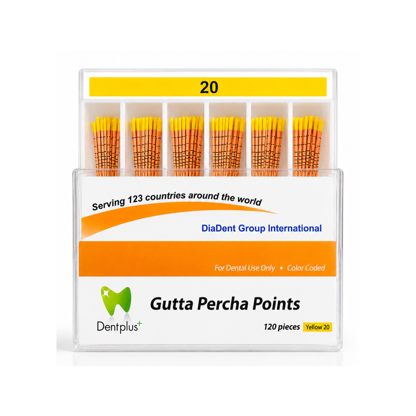 Gutta Percha DentPlus MM Marked