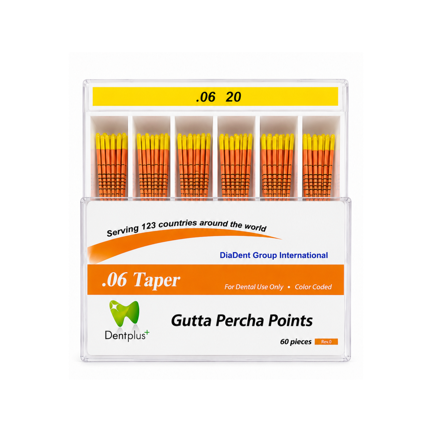 Gutta Percha DentPlus MM Marked