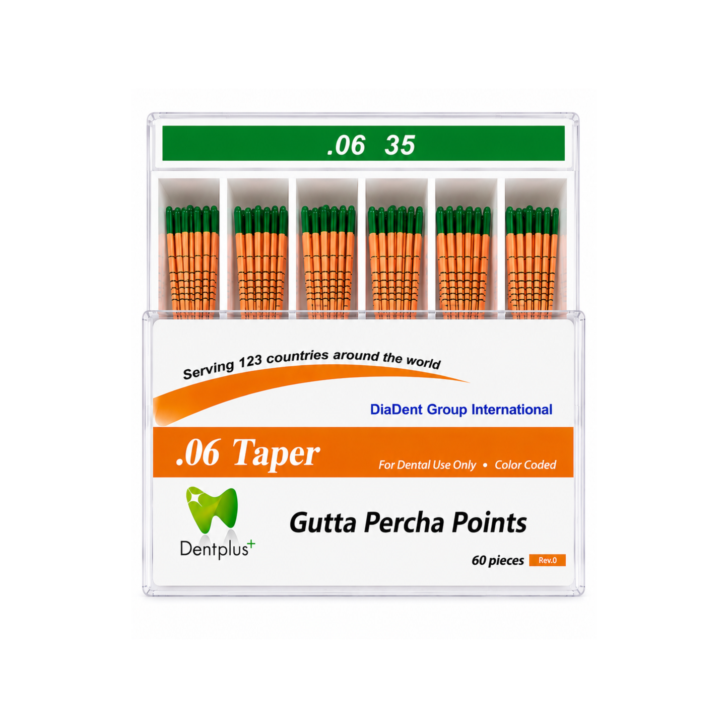Gutta Percha DentPlus MM Marked